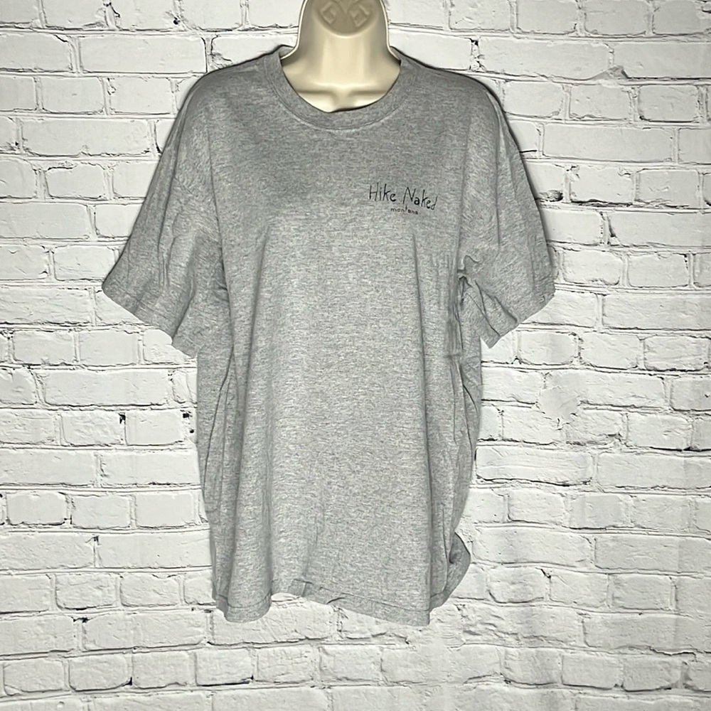 Final Price Vintage Montana Hike Naked T-Shirt